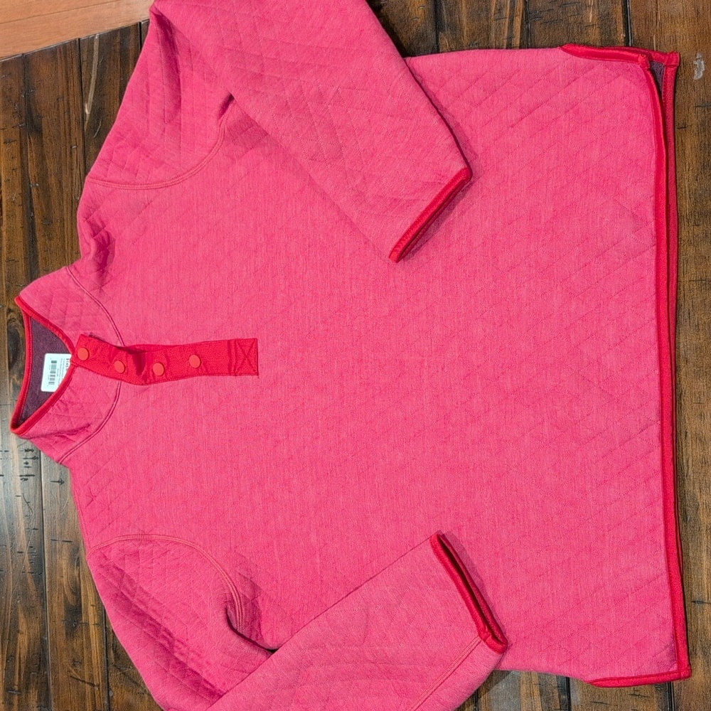 Marine Layer Reversible Corbet Quilted Snap Pullover NWT